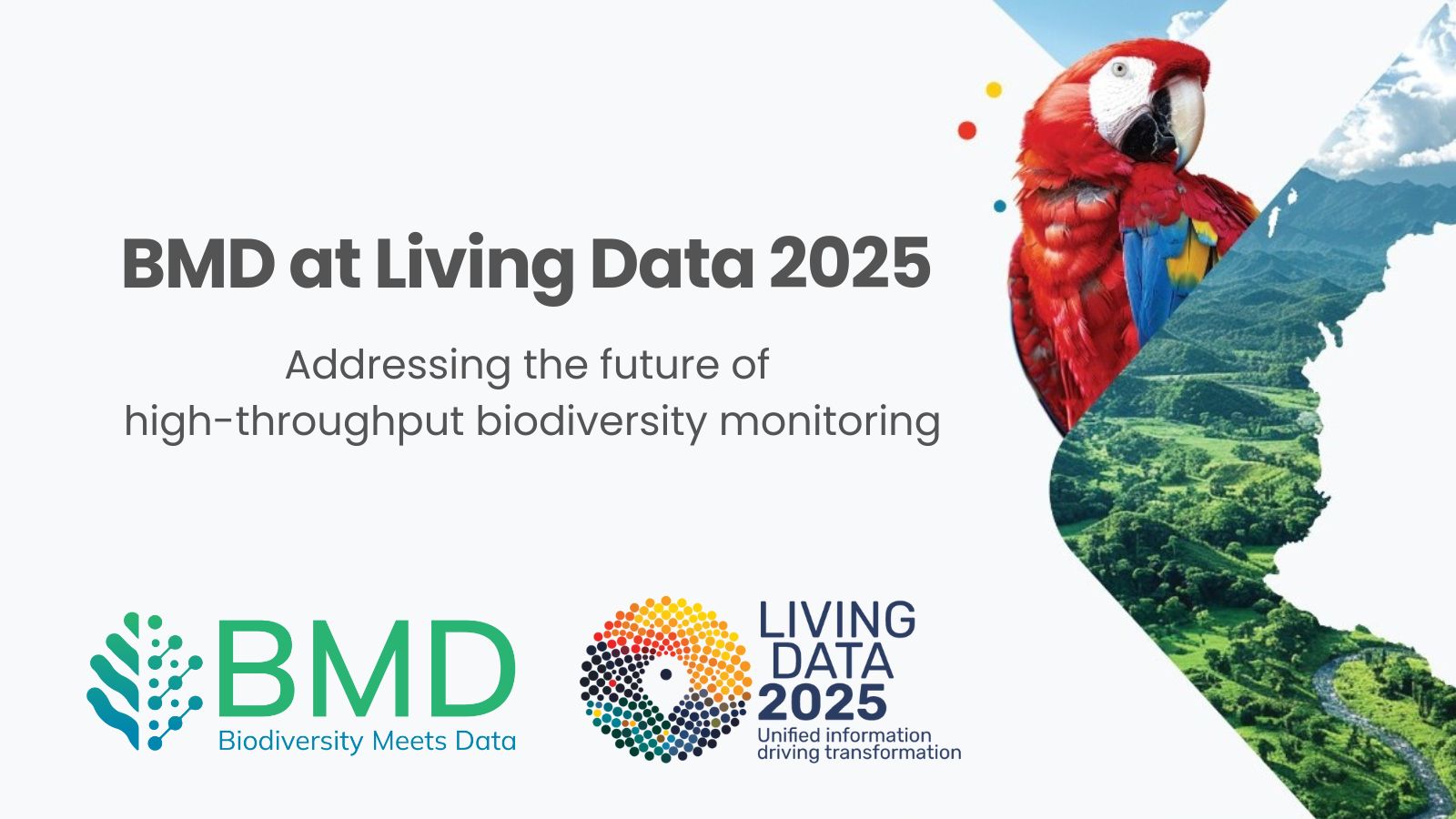 BMD at Living Data 2025: Addressing the future of  high-throughput biodiversity monitoring