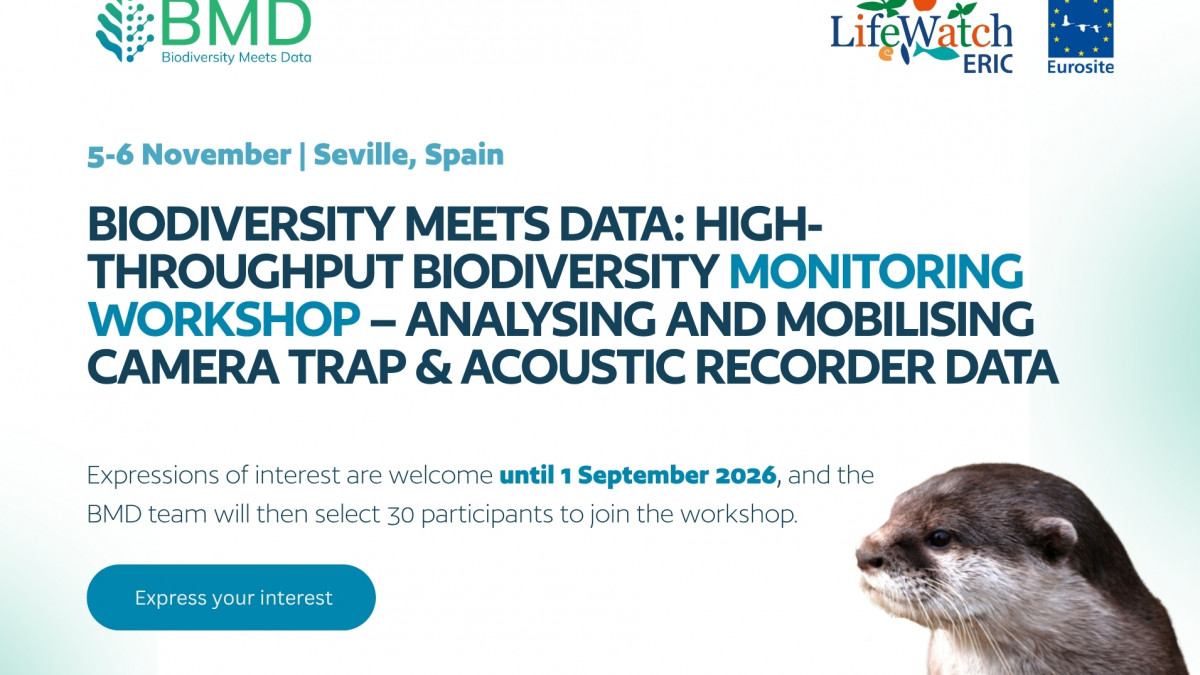 Biodiversity Meets Data: High-throughput biodiversity monitoring workshop – analysing and mobilising camera trap & Acoustic Recorder Data
